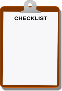 Checklist Clip Art At Clker Com   Vector Clip Art Online Royalty Free