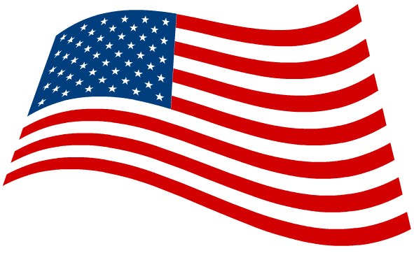 Day Free Clip Art  American Flags United States Of America Flags Clip