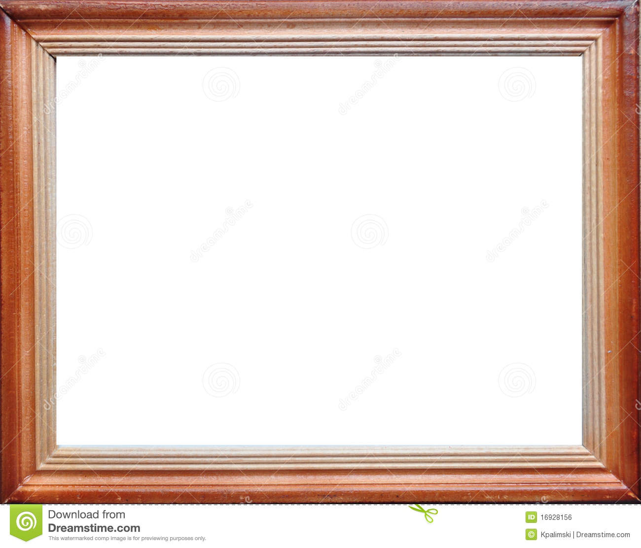 Empty Picture Frame Clip Art Wood Empty Frame Border