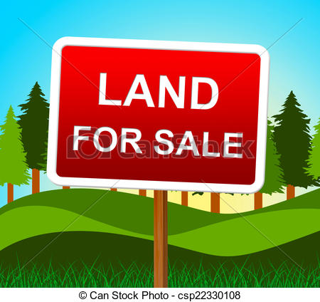 Real Estate Agent And House   Land For    Csp22330108   Search Clipart
