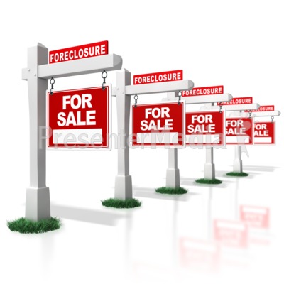 Real Estate Foreclosure Signs I   Business And Finance   Great Clipart