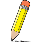 Clip Art Image Gallery   Similar Image  Cartoon Pencil Writing  Black