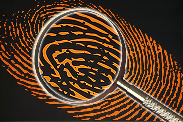 Crime Investigation Fingerprint Magnifying Glass