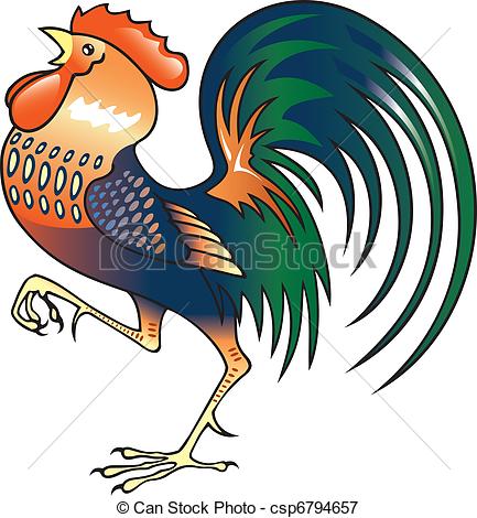 Rooster Clip Art Can Stock Photo Csp6794657 Jpg