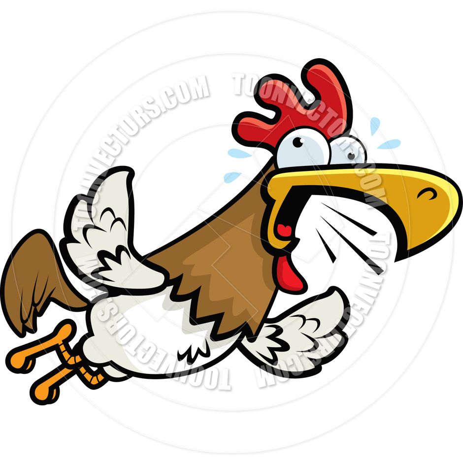 Rooster Flying By Cory Thoman   Toon Vectors Eps  2451