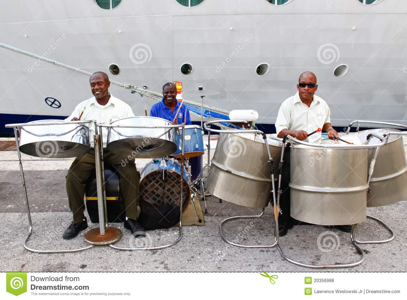 Barbados   Cruise Pier Steel Drum Band Editorial Stock Photo   Image