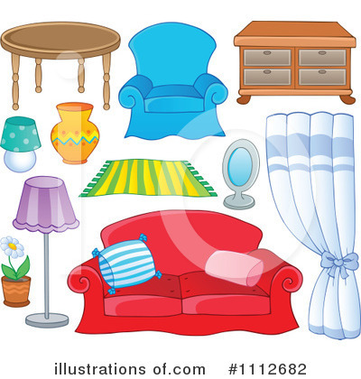 Furniture Clipart  1112682   Illustration By Visekart