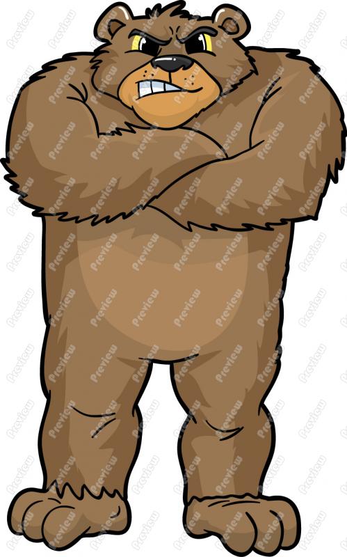 Grizzly Bear Cartoon Clip Art