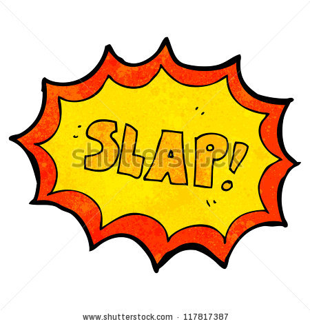 Slap Clipart Stock Vector Comic Book Slap Sign 117817387 Jpg