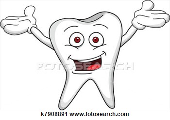 Clipart   Tooth Cartoon Character  Fotosearch   Search Clipart