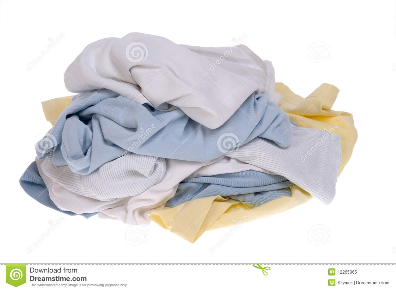Pile Of Dirty Clothes For The Laundry Royalty Free Stock Photo   Image