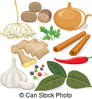 Spices And Vegetables For Cooking