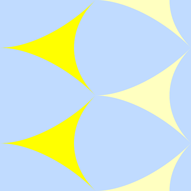 Yellow Pattern White Triangle Special Tile Arrows