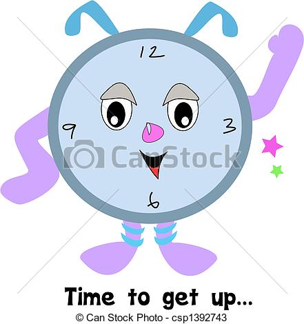 Drawings Of Time To Get Up Alarm Clock   This Cute Alarm Clock Gently