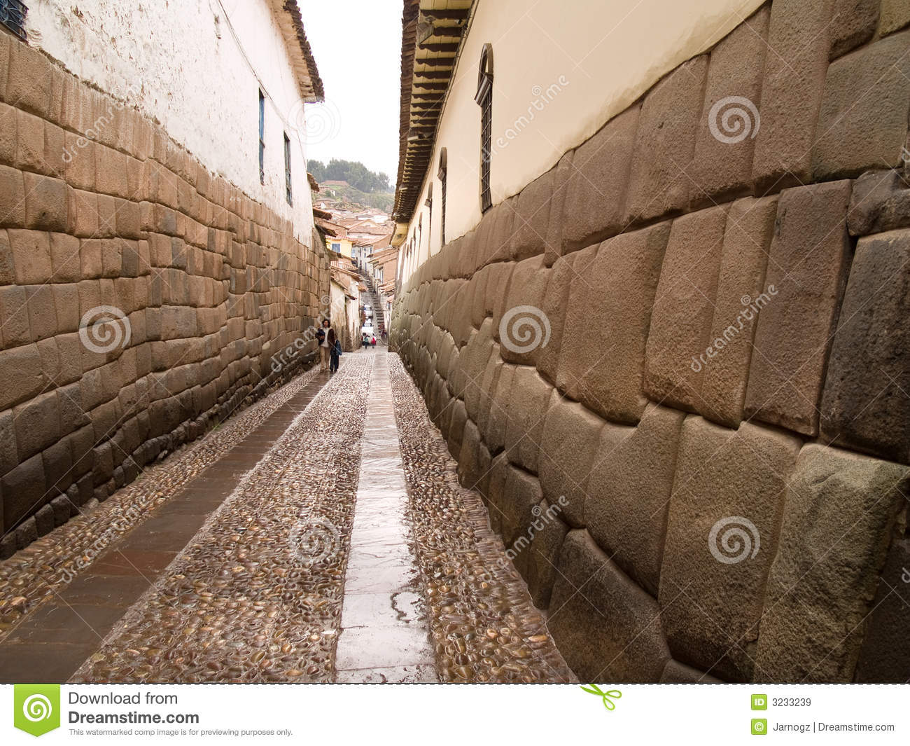 Inca Architecture Street Royalty Free Stock Images   Image  3233239
