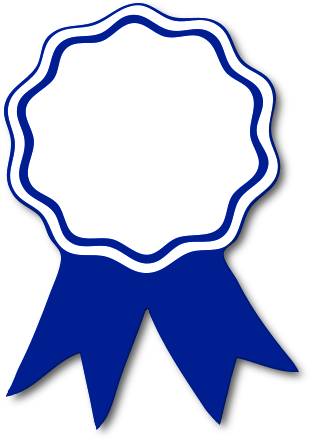 Blue Ribbon First Place Award Clip Art   Clipart Best