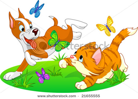 Dog Chasing Cat Clip Art   Clipart Panda   Free Clipart Images