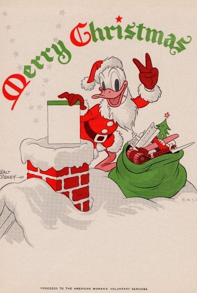 Donald Duck Christmas Clip Art