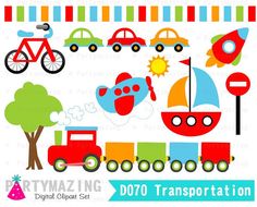 Transportation Transportation Birthday And Transportation Party