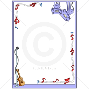 Coolclipart Com   Clip Art For  Borders Music Musical   Image Id