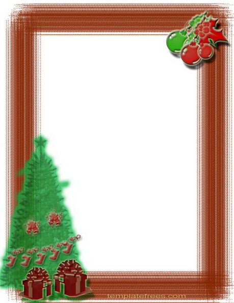 Christmas Tree Border Cli Christmas Tree Clip Art Borders Christmas