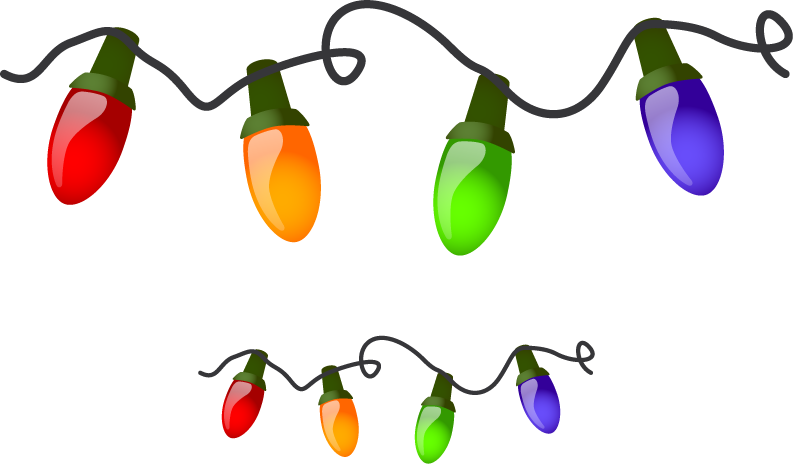 Christmas Tree Lights Clip Art