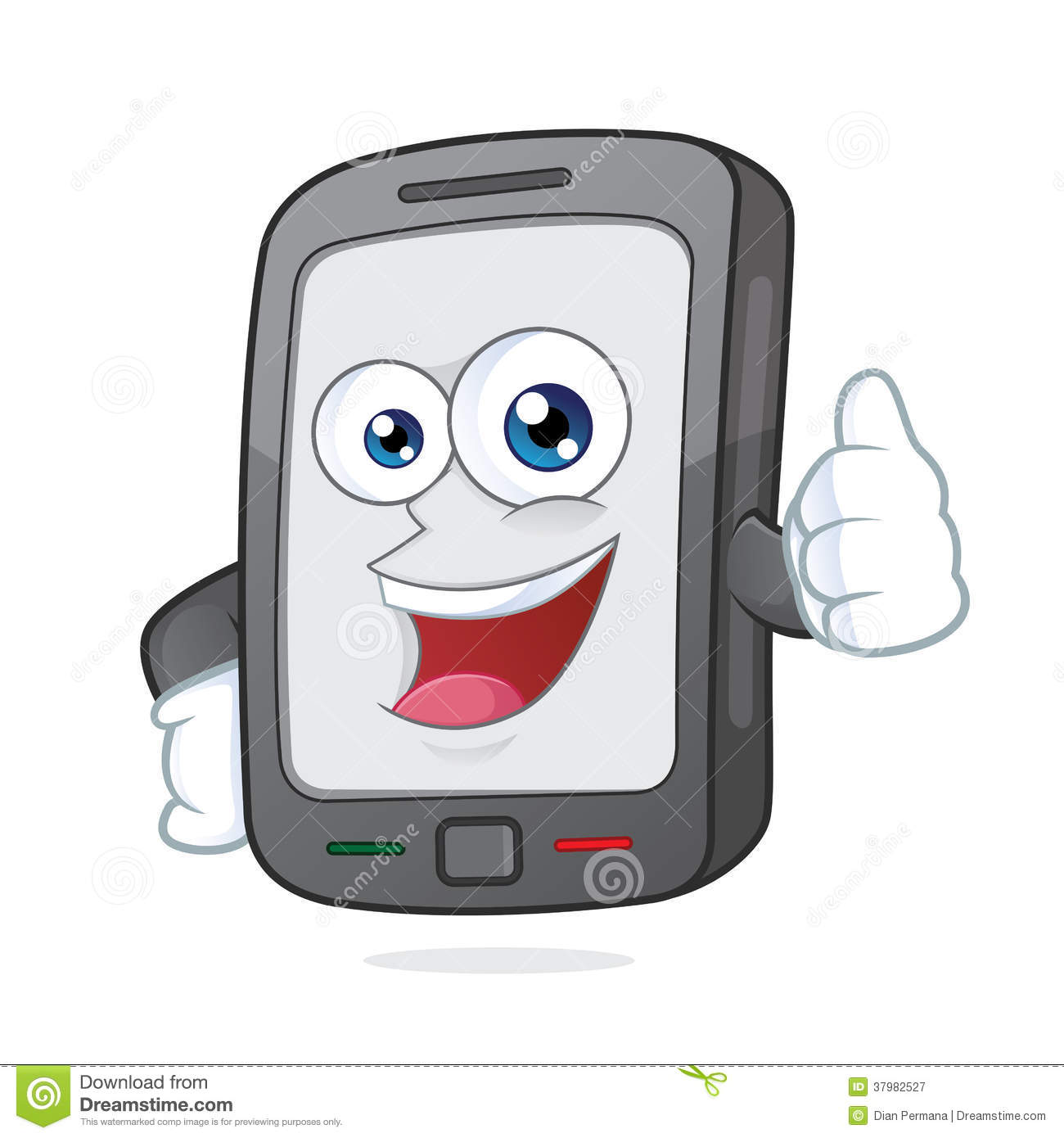 More Similar Stock Images Of   Smartphone Giving Thumb Up