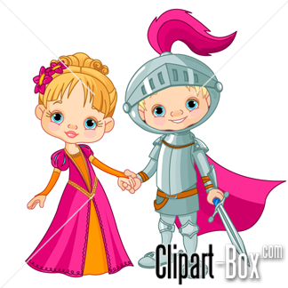 Related Young Knight And Princess Cliparts