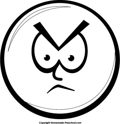 Sad Face Clipart Black And White Smiley Face Clip Art Black And White