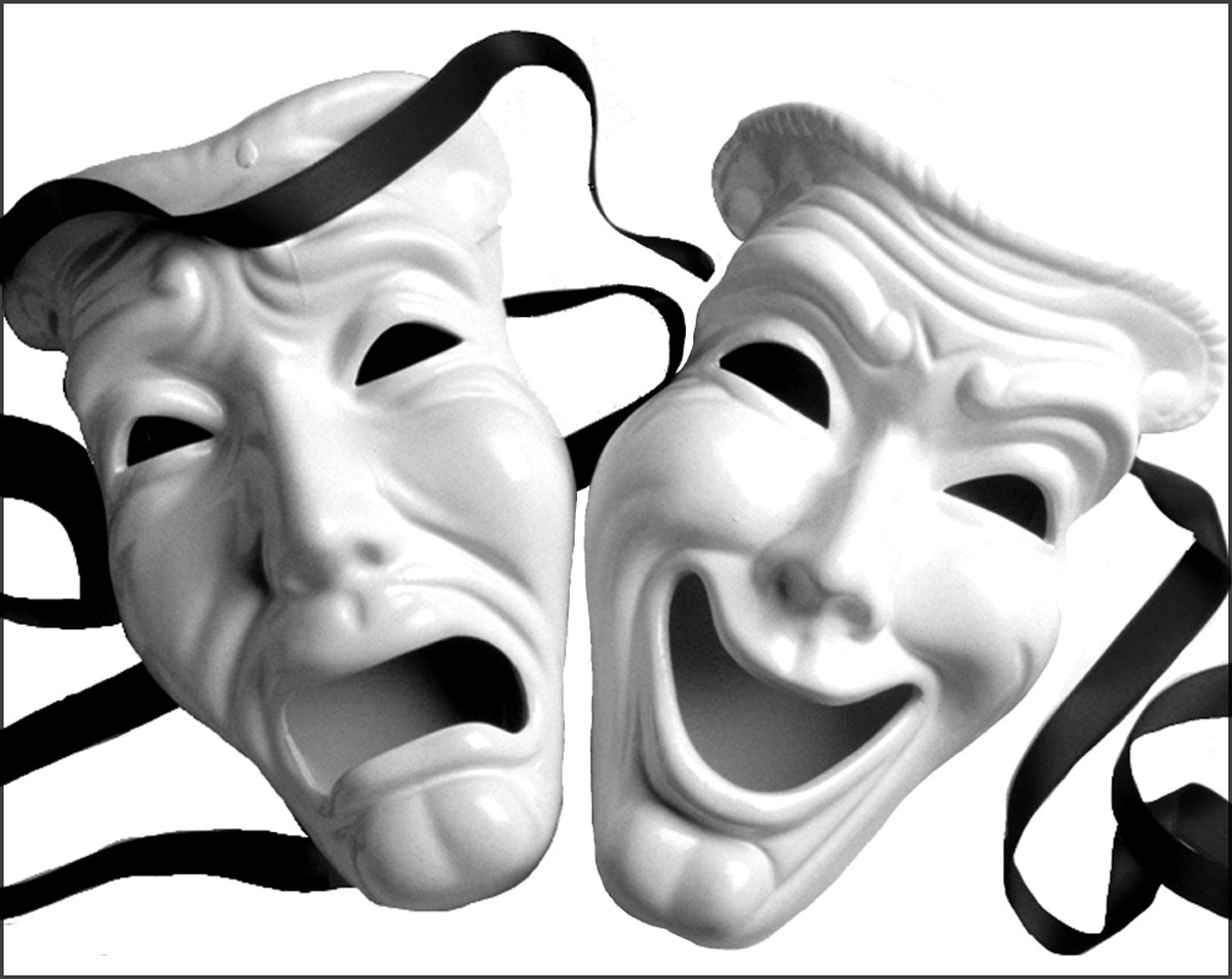 Theatre Drama Masks Clip Art