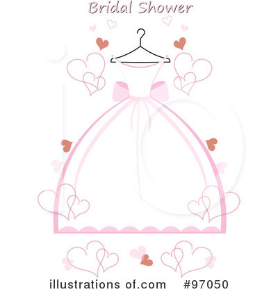 Wedding Dress Clipart  97050 By Pams Clipart   Royalty Free  Rf  Stock