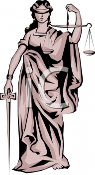 Justice Is Blind Clip Art   Royalty Free Clipart Illustration