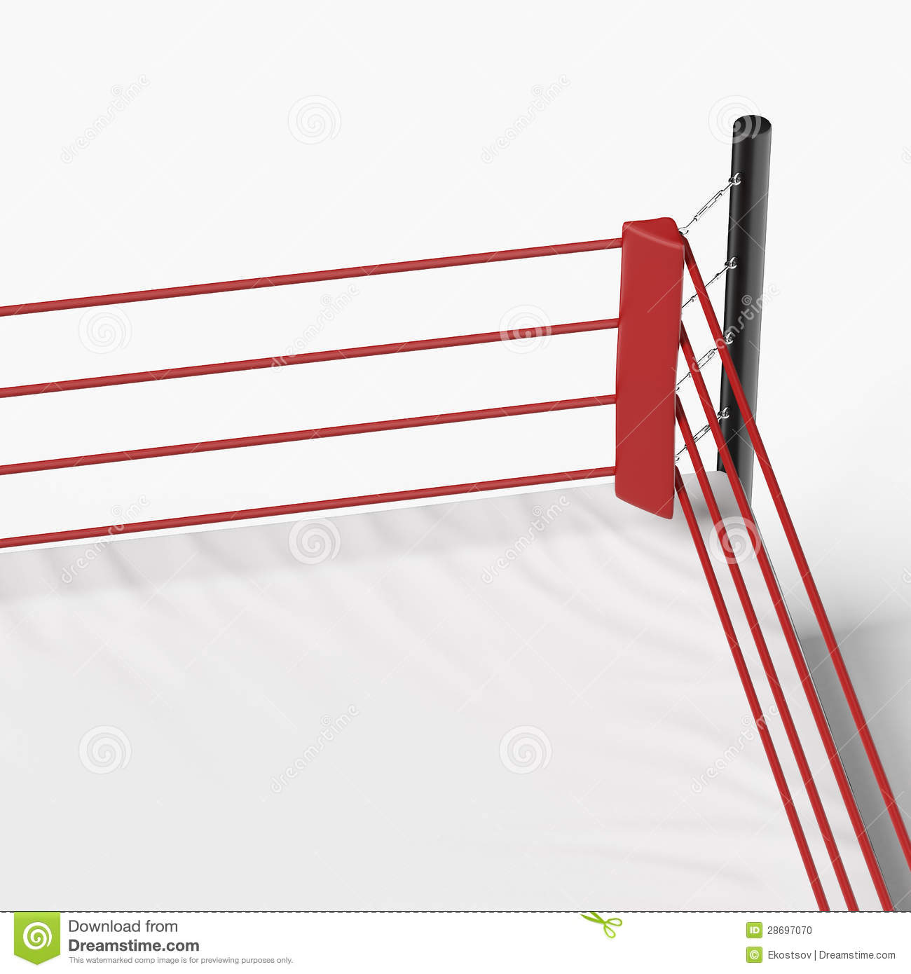 More Similar Stock Images Of   Corner The Boxing Ring Clipart