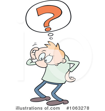 Confused Clipart  1063278   Illustration By Gnurf