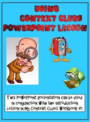 Context Clues Powerpoint Lesson  Correlates With My Workbook  1
