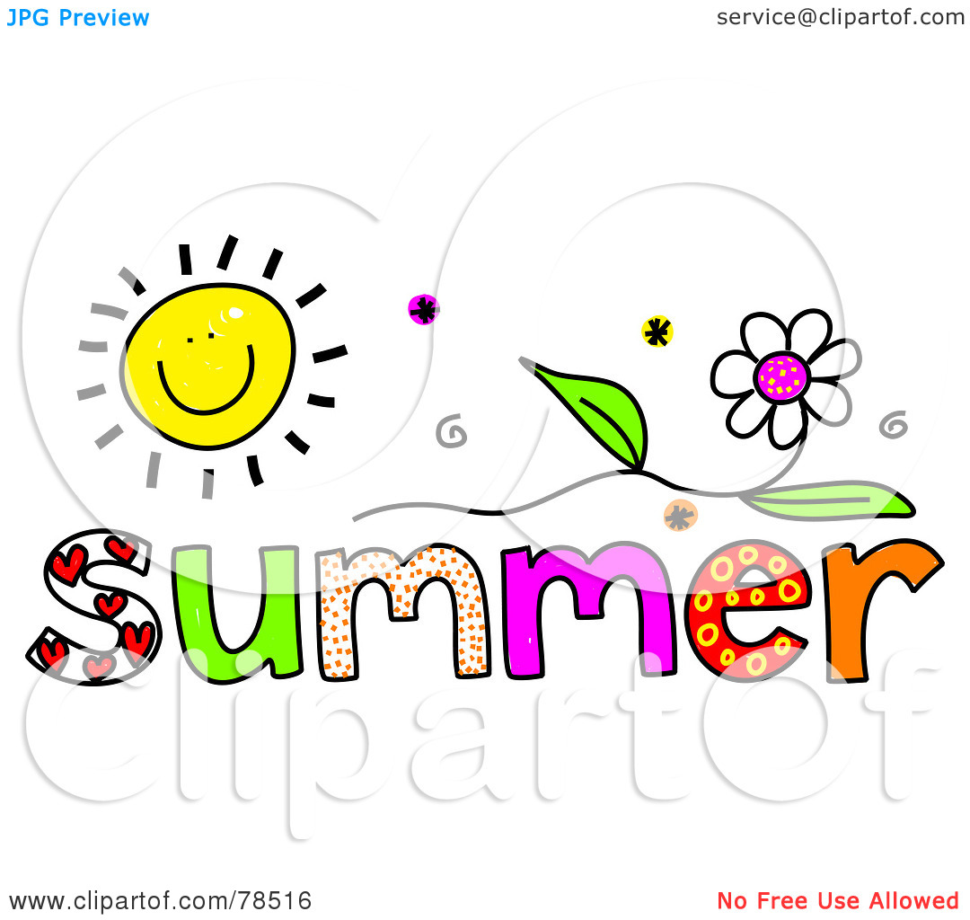 Summer Images Clip Art Royalty Free Rf Clipart Illustration Of A