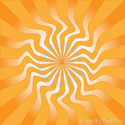 Orange Sunburst Vector Illustration Stock Photography   Image  7749062