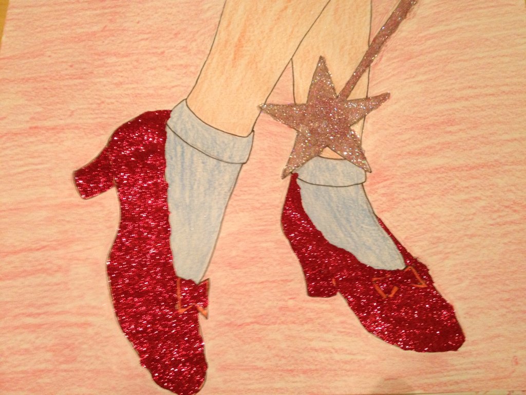 Ruby Slippers Drawing By Julietcapulet432 On Deviantart