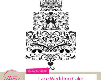 Scrapbooking And More   12 Wedding Cake Clipart Wedding Cake Vector
