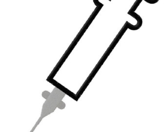 Syringe Needle Applique Embroidery Design