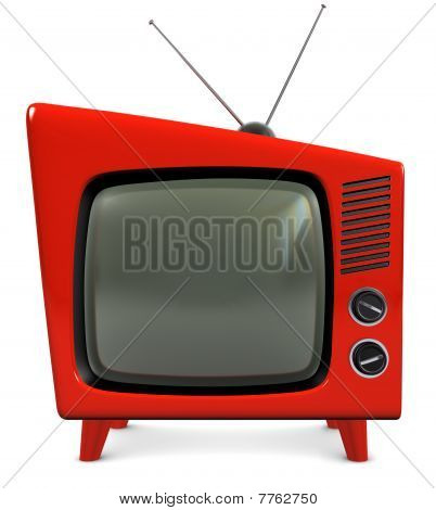 1950s Tv Set Stock Photo   Stock Images   Bigstock