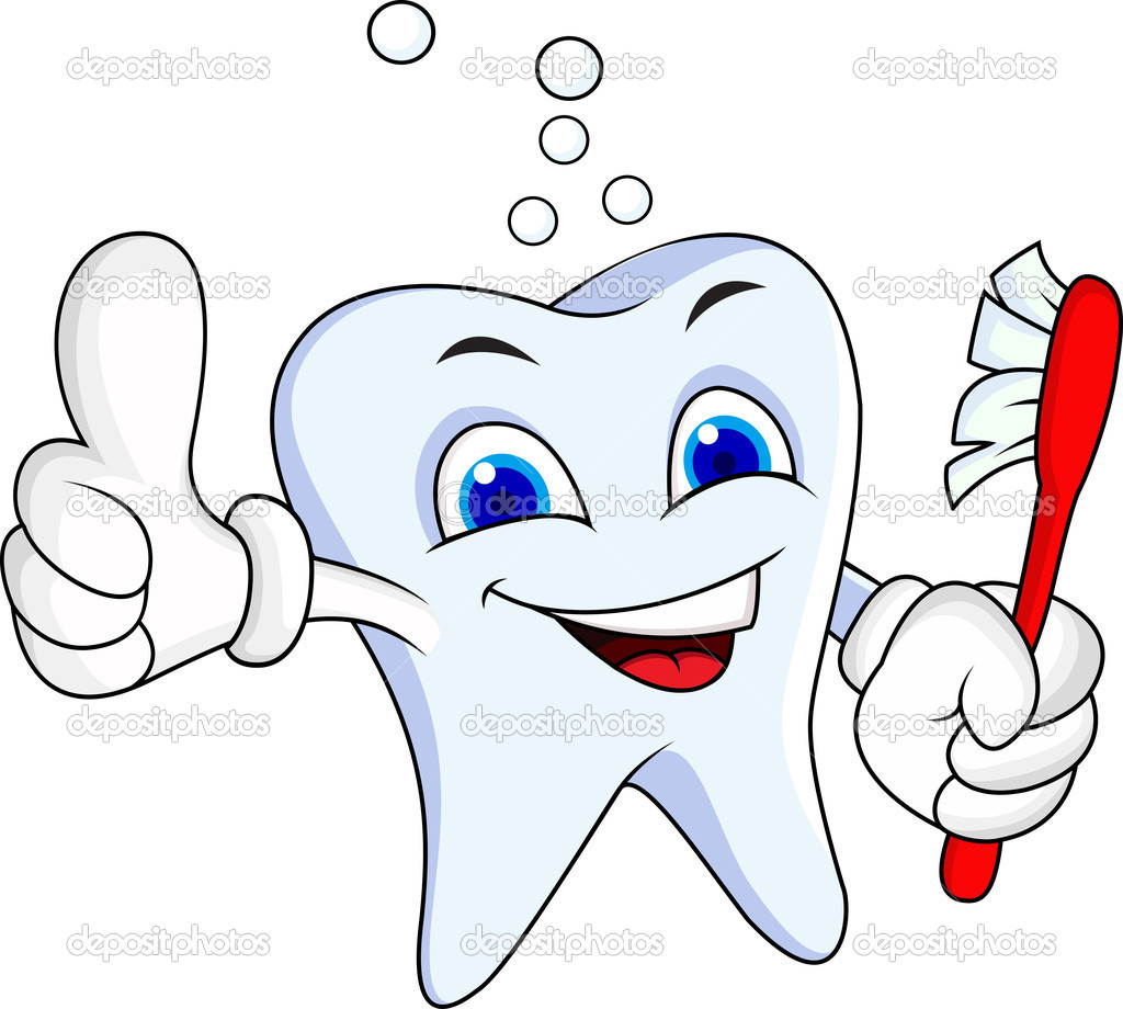 Cute Tooth Cartoon Tooth Cartoon Character