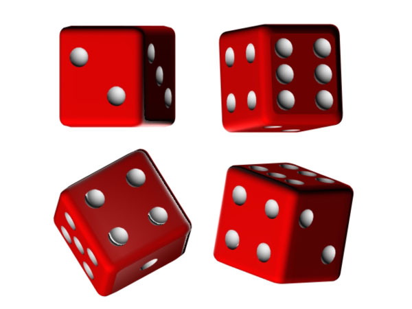 Dice Game Cube Die Gambling Gaming   3ds  3d Studio Max Software