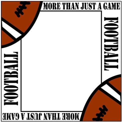 Displaying 17 Gallery Images For Football Border Clipart