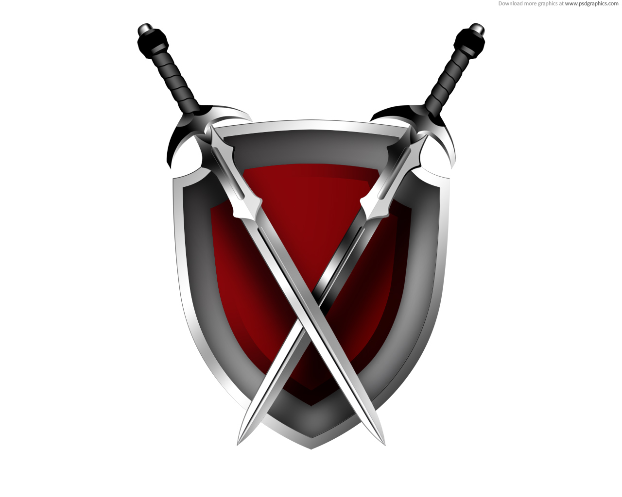 Full Size Jpg Preview  Swords And Shield Icon