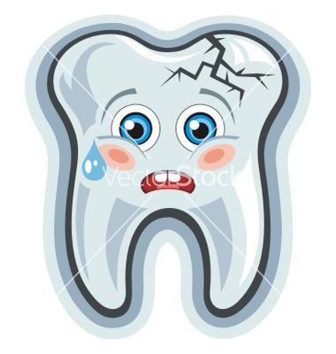 Rotten Teeth Cartoon Cartoon Tooth Toothache Vector