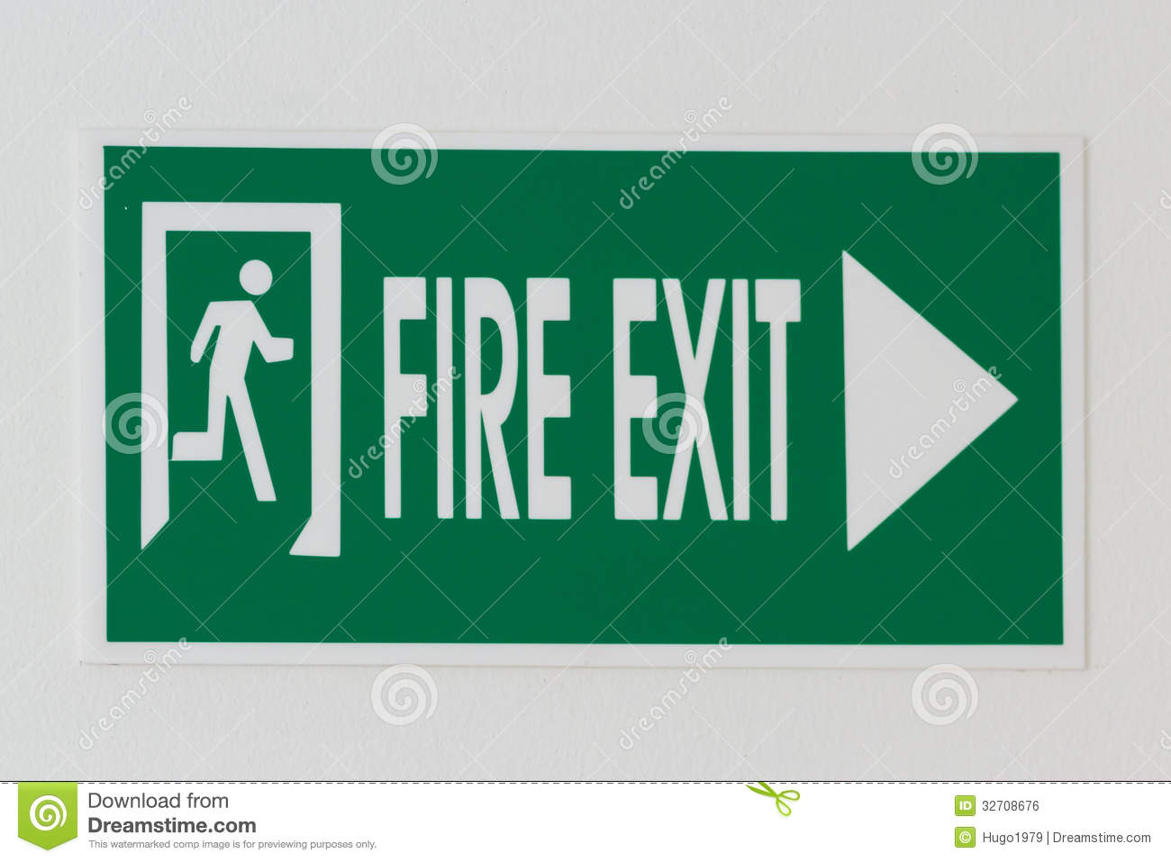 Direction Of Exit Signboard For Emergency Evacuation Purpose