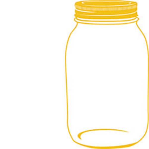 Yellow Mason Jar   Free Images At Clker Com   Vector Clip Art Online