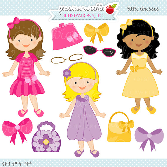 Dress Easter Girl Graphics Easter Clipart Dress Up Girl Clip Art