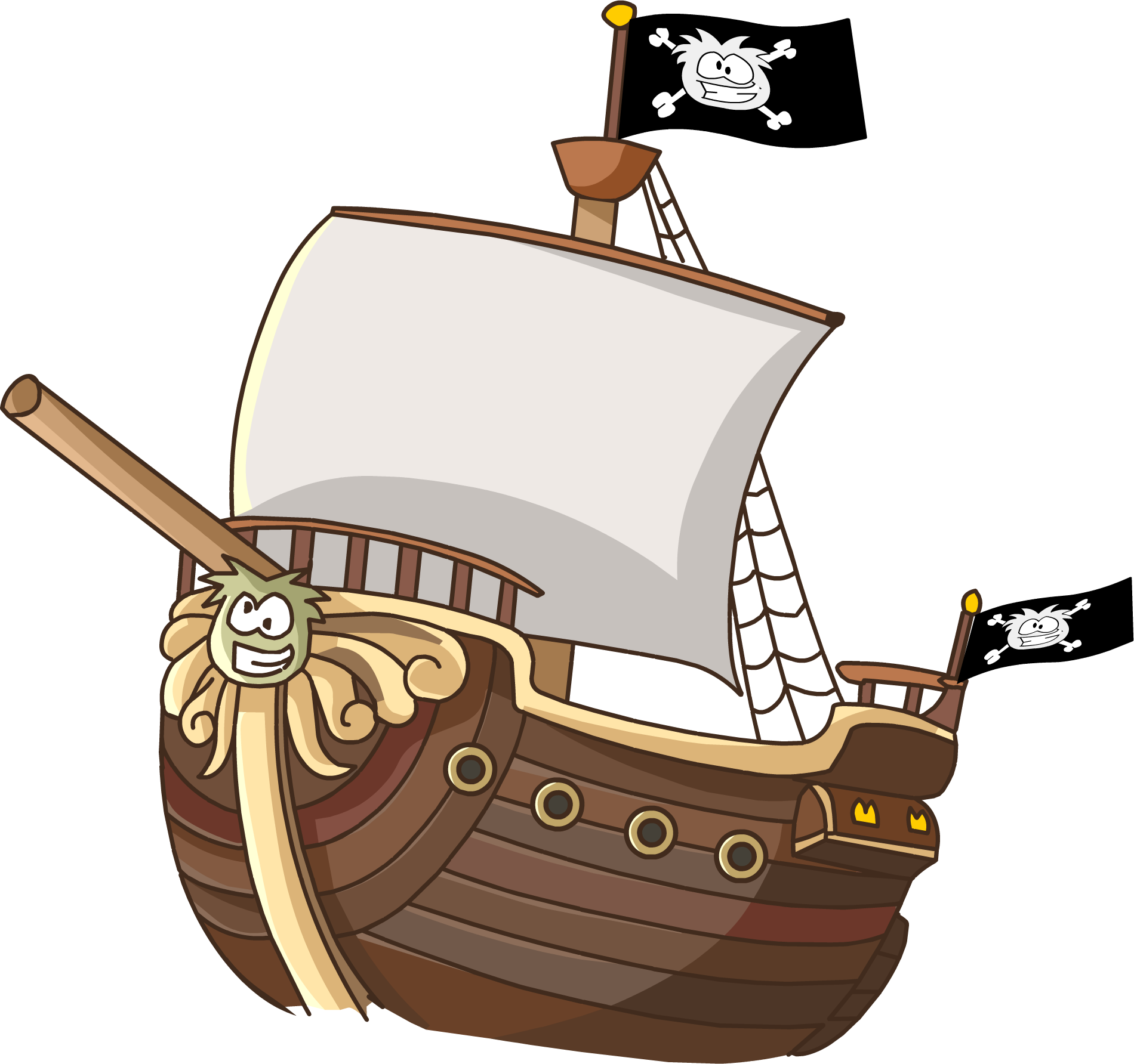 Cartoon Pirate Ship   Clipart Best